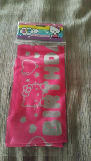 NIP HELLO KITTY BIRTHDAY GIRL SASH