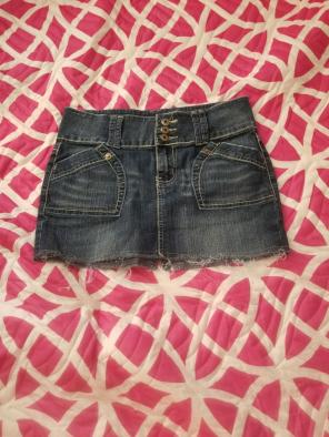YMI jean skirt