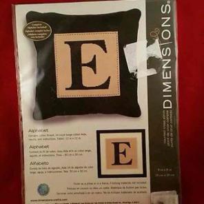 Dimensions Alphabet pillow or Frame