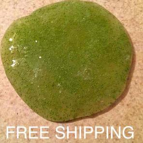 Green Micro Bead Slime free shipping