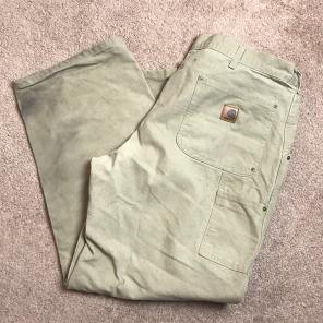 Carhartt Men's Work Pants 40x30 Tan