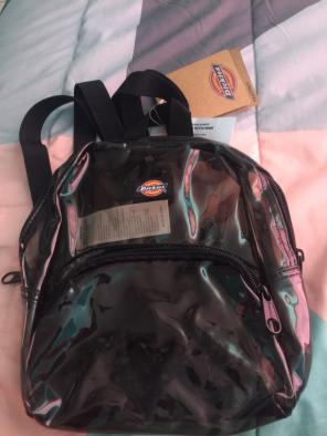 Dickies Mini Black Clear Backpack