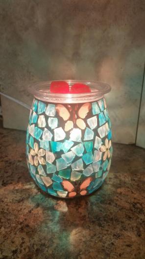 New Butterfly Mosaic Warmer Scented Wax