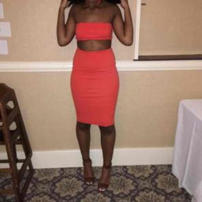bodycon choker dress