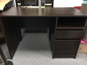 Dark Brown/Black Desk