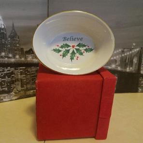 LENOX "BELIEVE " SMALL DISH
