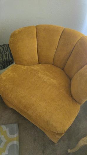 Orange xhair collection from Ethan Allen