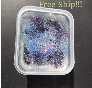 Clear Galaxy Slime Free Shipping