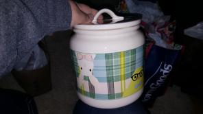 Rae Dunn Easter canister