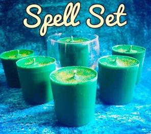 Abundance Spell Candle Set