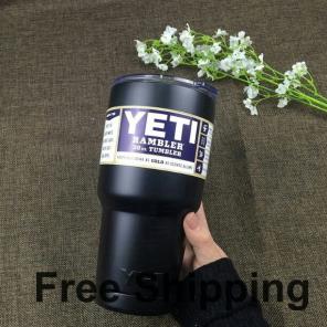 Matte Black YETI Cup