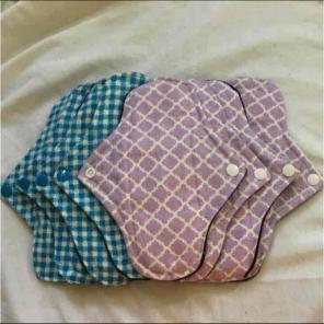 Set of 8 Reusable Menstrual Pads
