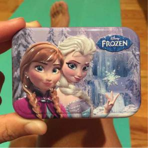LET IT GO CASE WITH COTTON SWABS