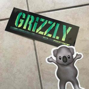 Grizzly Griptape Stickers
