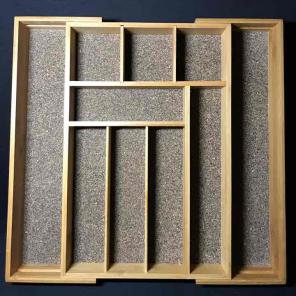 Bamboo expandable drawer organizer