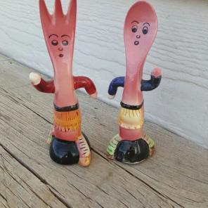 Fork & Spoon- Salt & Pepper Shakers