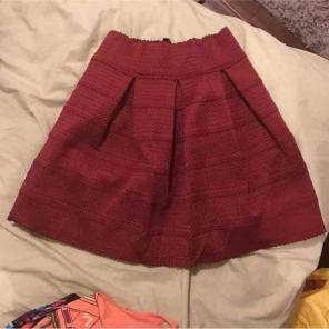 Burgundy Wet Seal Skirt