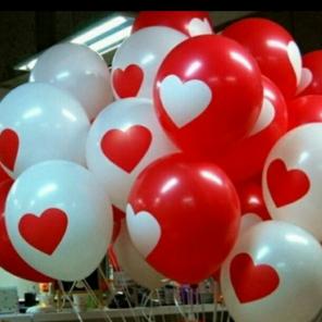 Balloons & Rose Petals