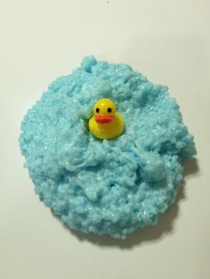 Bubble bath crunchy slime