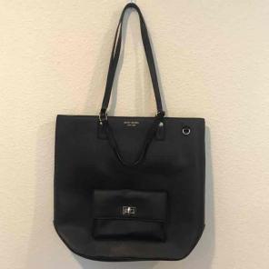 Henri Bendel black tote bag purse