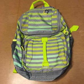 Neon yellow and gray Embark Backpack