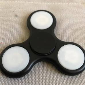 Black Light Up Fidget Spinner