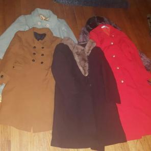 5 lot womens vintage coat jacket size S