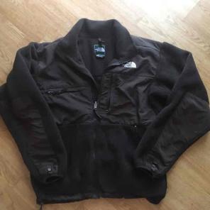 Men's Brown North Face Fleece Jacket