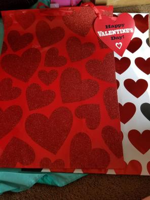 Valentine gift bags