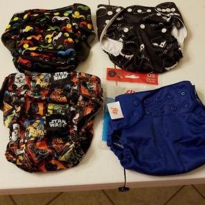 used cloth diapers