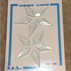 Beveled stars - set of 2