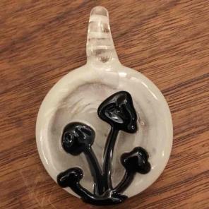 Mushroom pendant northwest local art