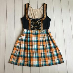 1960s Corset Dirndl Oktoberfest Dress