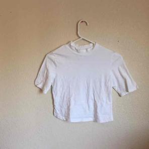 White mock neck