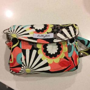 Lilly bit diaper clutch