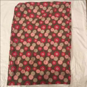Graco pink brown flowers play yard cover