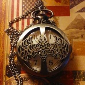 Pewter Batman pocketwatch