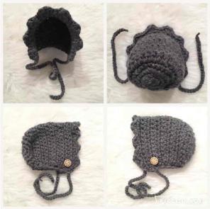 Warm baby bonnet