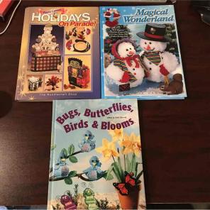 Plastic canvas books