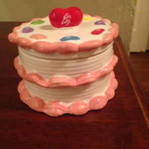 Jelly Belly cake jar