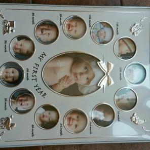 My First Year picture frame