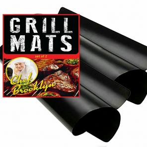 2x Reusable Grill Mats
