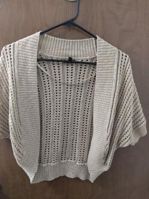 Light brown shrug