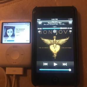 I-POD SILVER NANO AND I-POD TOUCH
