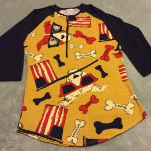 Lularoe Dogs With Bones Randy XS NWT