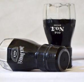 Jack Daniel's Bottle Neck Shot GlassesX2