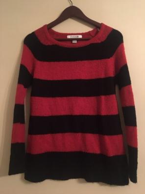 Striped Fuzzy Sweater