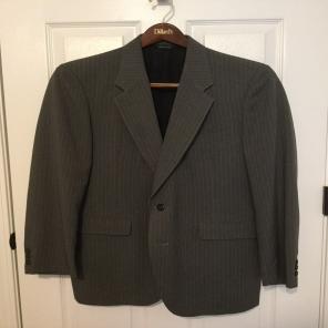 Gray Pink Pin Stripe Blazer