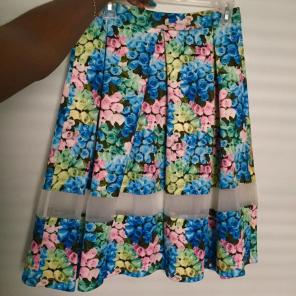 Beautiful And Bright Floral Skirt