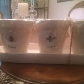 Rae Dunn Planter, Rae Dunn Birdhouse